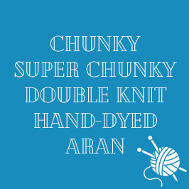 chunk, super, chunky, double knit, hand-dyed, aran